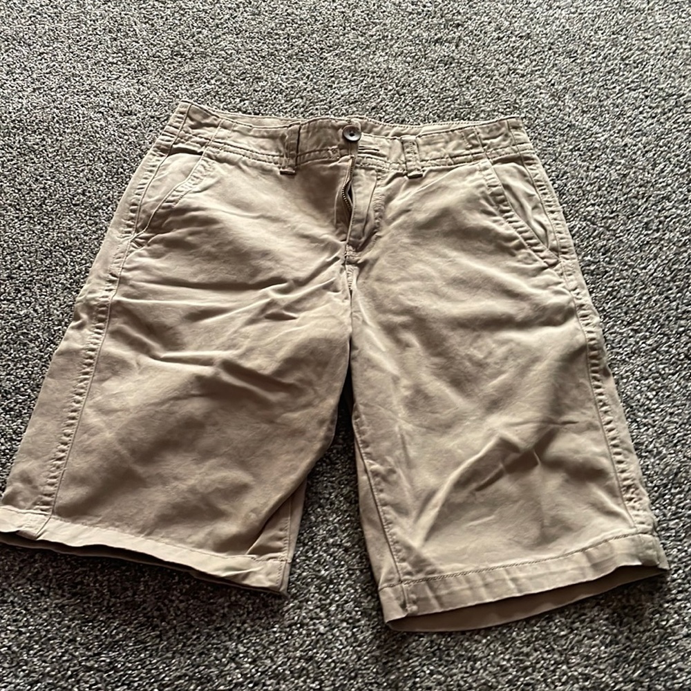tan shorts
